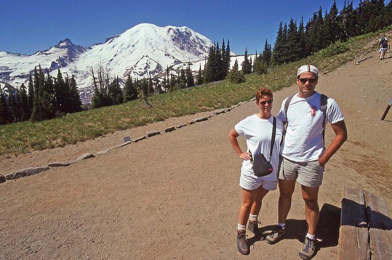 1999-08 Jon and Bobbi Mt Rainier NP 02.jpg